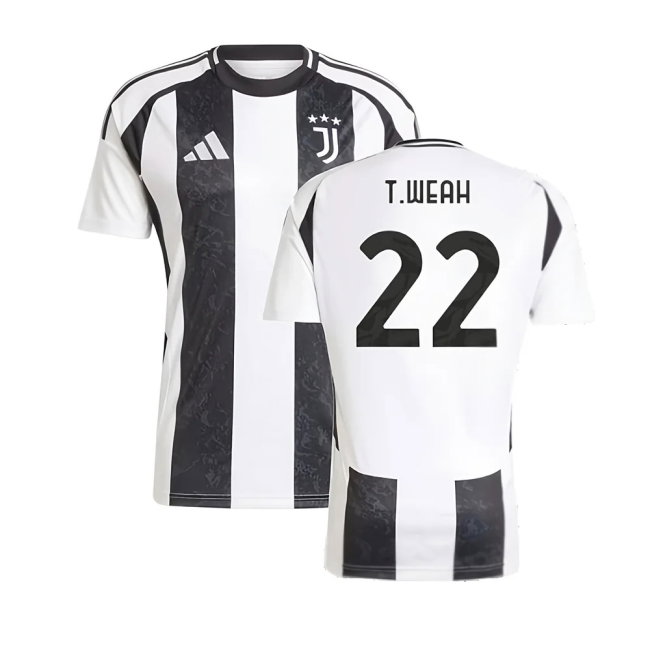 2024-2025 Juventus Home Shirt (T.Weah 22)-SoccerKits Hub | Buy Soccer Jerseys Online
