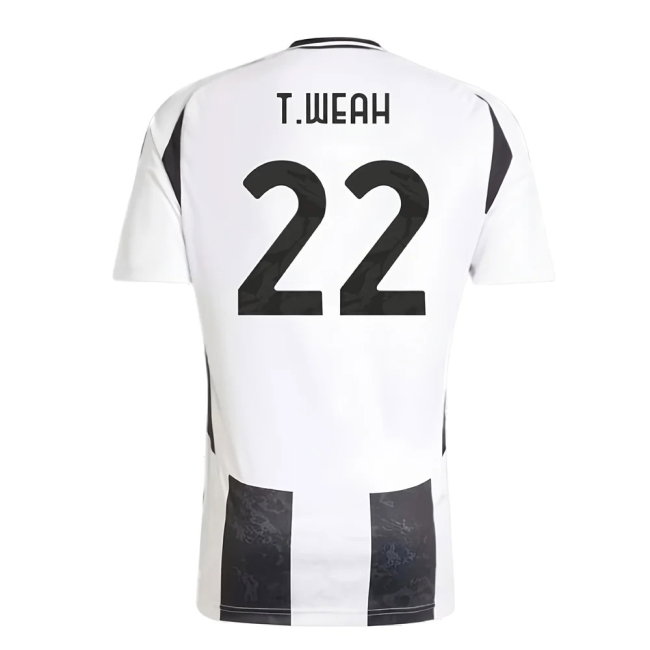 2024-2025 Juventus Home Shirt (T.Weah 22)-SoccerKits Hub | Buy Soccer Jerseys Online