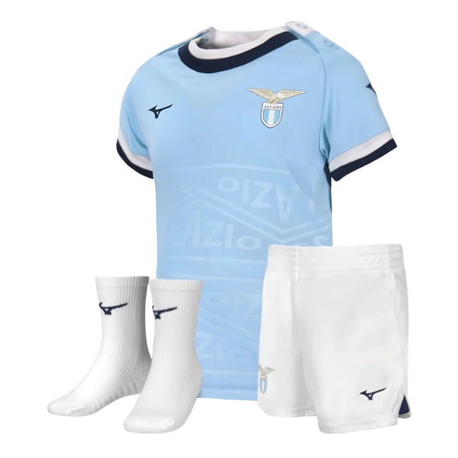 2024-2025 Lazio Home Infant Mini Kit (Patric 4)-SoccerKits Hub | Buy Soccer Jerseys Online