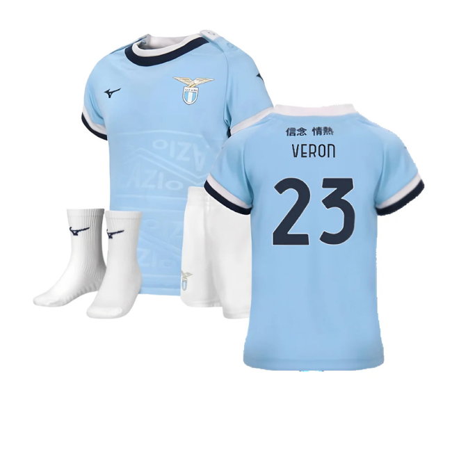 2024-2025 Lazio Home Infant Mini Kit (Veron 23)-SoccerKits Hub | Buy Soccer Jerseys Online