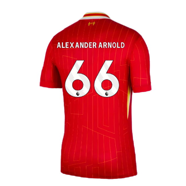 2024-2025 Liverpool Home Shirt (Alexander Arnold 66)-SoccerKits Hub | Buy Soccer Jerseys Online