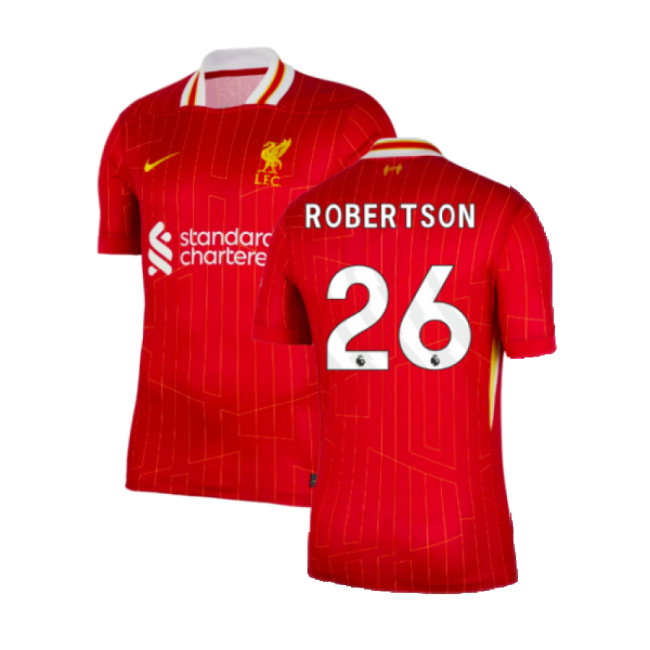 2024-2025 Liverpool Home Shirt (Robertson 26)-SoccerKits Hub | Buy Soccer Jerseys Online
