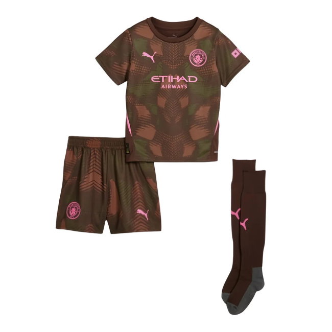 2024-2025 Man City Third Goalkeeper Mini Kit (Ortega Moreno 18)-SoccerKits Hub | Buy Soccer Jerseys Online