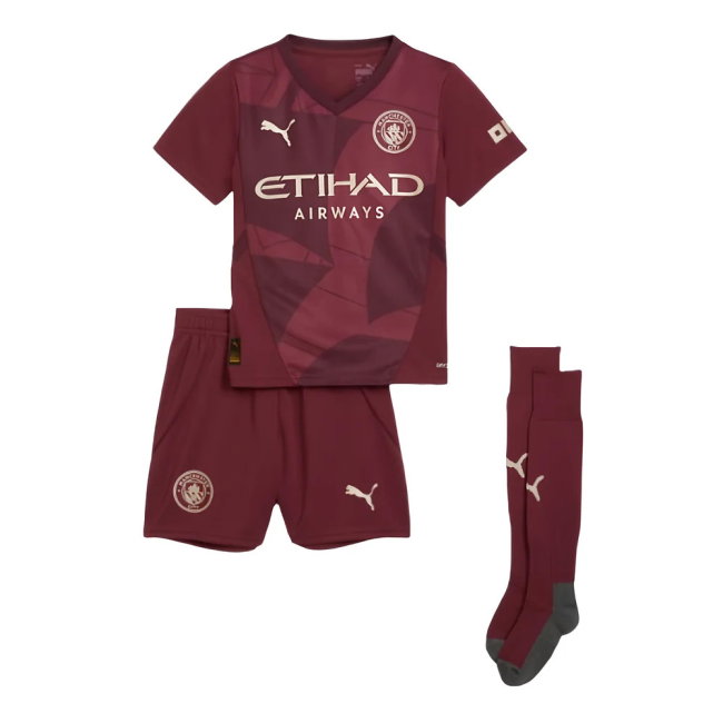 2024-2025 Man City Third Mini Kit (Walker 2)-SoccerKits Hub | Buy Soccer Jerseys Online