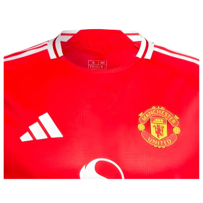 2024-2025 Man Utd Authentic Long Sleeve Home Shirt (Lindelof 2)-SoccerKits Hub | Buy Soccer Jerseys Online