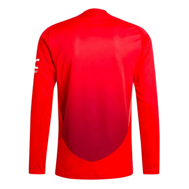 2024-2025 Man Utd Authentic Long Sleeve Home Shirt (Lindelof 2)-SoccerKits Hub | Buy Soccer Jerseys Online
