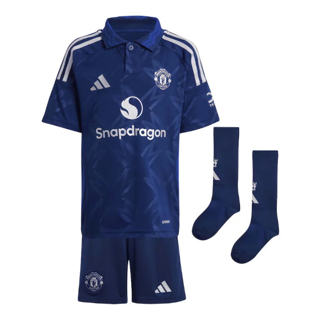 2024-2025 Man Utd Away Mini Kit (Casemiro 18)-SoccerKits Hub | Buy Soccer Jerseys Online