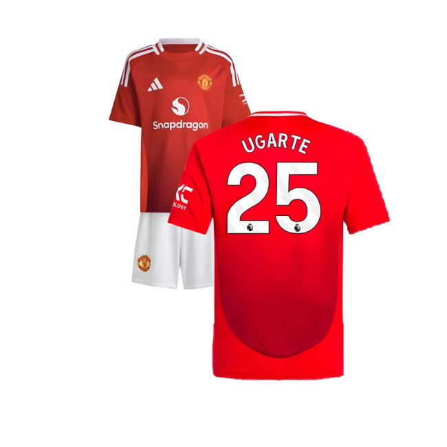 2024-2025 Man Utd Home Mini Kit (Ugarte 25)-SoccerKits Hub | Buy Soccer Jerseys Online
