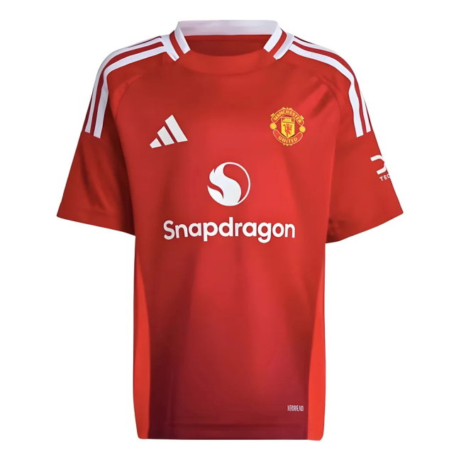 2024-2025 Man Utd Home Mini Kit (Ugarte 25)-SoccerKits Hub | Buy Soccer Jerseys Online