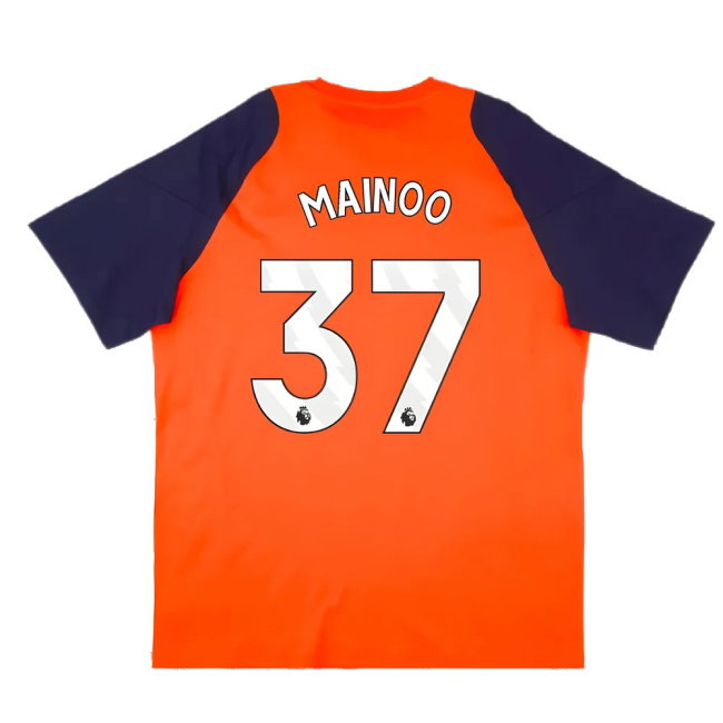 2024-2025 Man Utd Training Tee (Red) (Mainoo 37)-SoccerKits Hub | Buy Soccer Jerseys Online
