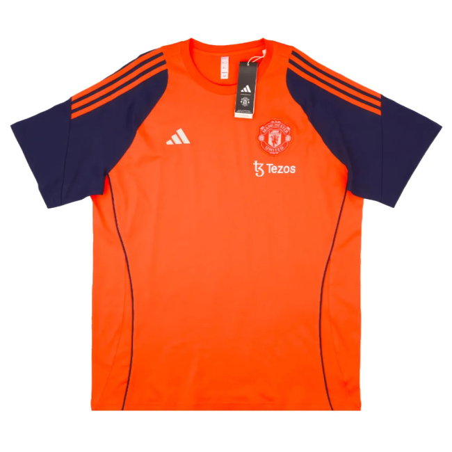 2024-2025 Man Utd Training Tee (Red) (Mainoo 37)-SoccerKits Hub | Buy Soccer Jerseys Online