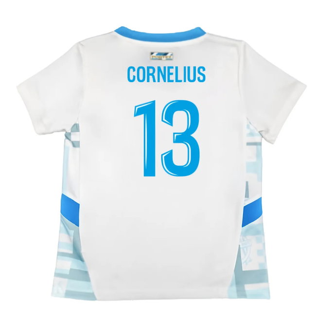 2024-2025 Marseille Home Mini Kit (Cornelius 13)-SoccerKits Hub | Buy Soccer Jerseys Online