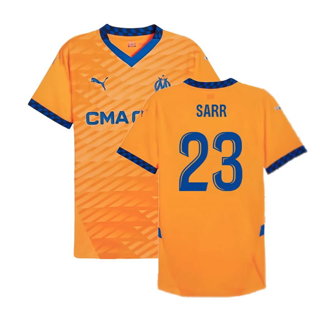 2024-2025 Marseille Third Authentic Shirt (Sarr 23)-SoccerKits Hub | Buy Soccer Jerseys Online