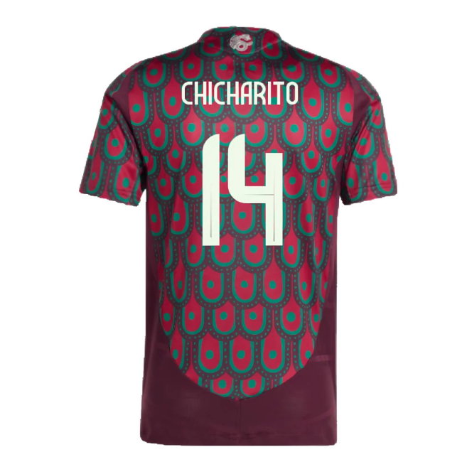 2024-2025 Mexico Authentic Home Shirt (CHICHARITO 14)-SoccerKits Hub | Buy Soccer Jerseys Online