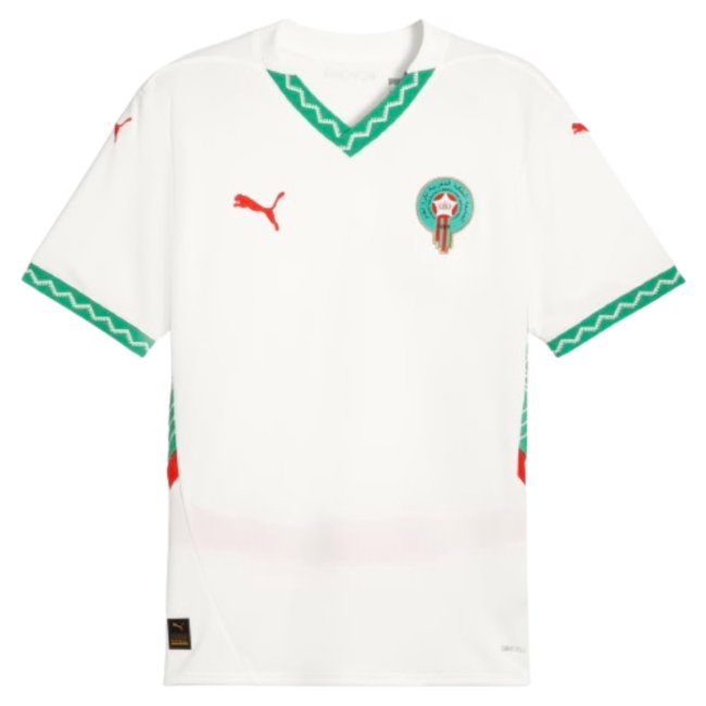 2024-2025 Morocco Away Shirt (Mazraoui 3)-SoccerKits Hub | Buy Soccer Jerseys Online