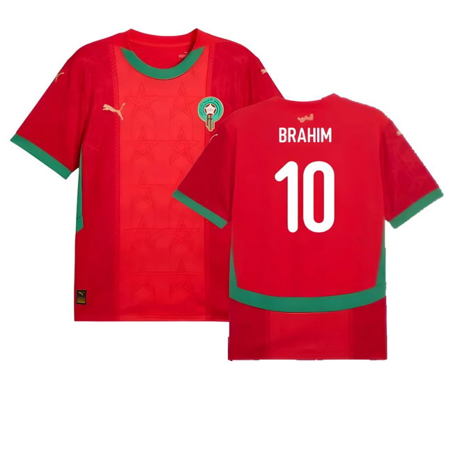 2024-2025 Morocco Home Shirt (Brahim 10)-SoccerKits Hub | Buy Soccer Jerseys Online