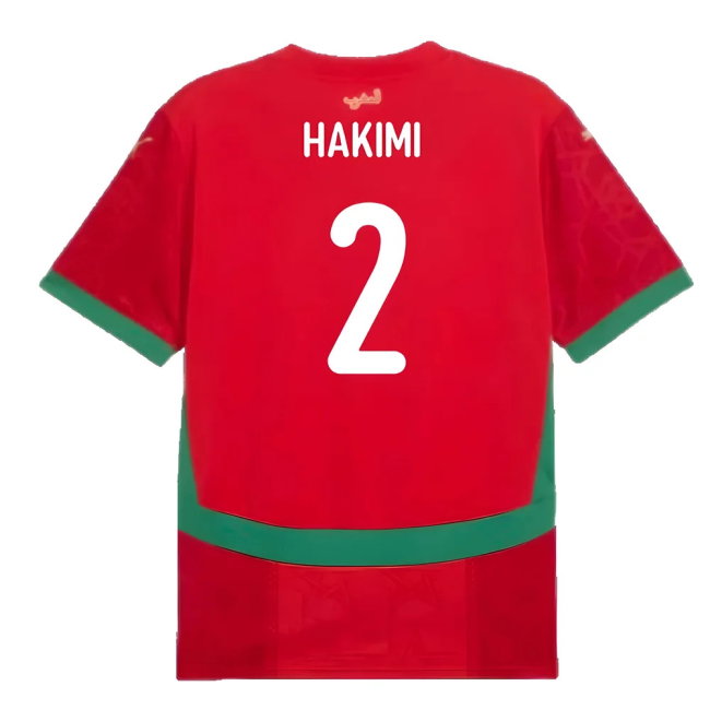 2024-2025 Morocco Home Shirt (Hakimi 2)-SoccerKits Hub | Buy Soccer Jerseys Online