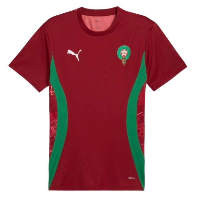2024-2025 Morocco Prematch SS Jersey (Red) (Brahim 10)-SoccerKits Hub | Buy Soccer Jerseys Online