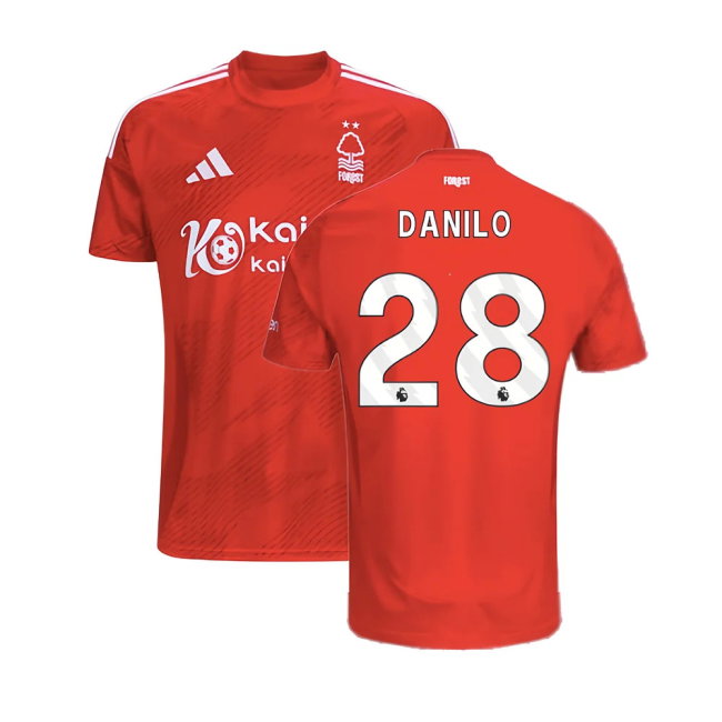 2024-2025 Nottingham Forest Home Shirt (Danilo 28)-SoccerKits Hub | Buy Soccer Jerseys Online