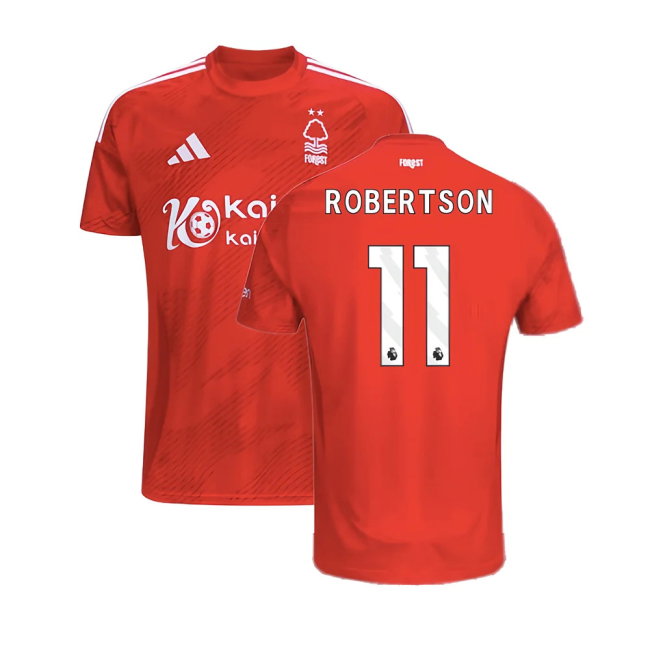 2024-2025 Nottingham Forest Home Shirt (Robertson 11)-SoccerKits Hub | Buy Soccer Jerseys Online