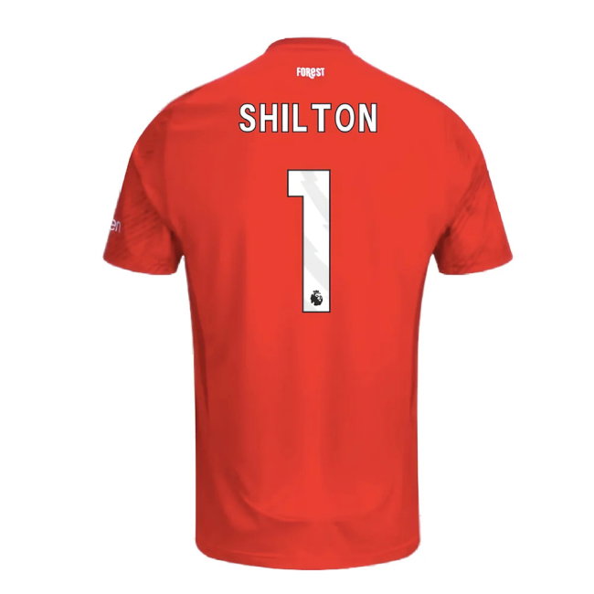 2024-2025 Nottingham Forest Home Shirt (Shilton 1)-SoccerKits Hub | Buy Soccer Jerseys Online