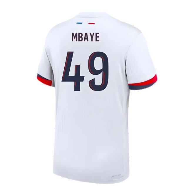 2024-2025 PSG Away Authentic Dri-ADV Shirt (Mbaye 49)-SoccerKits Hub | Buy Soccer Jerseys Online