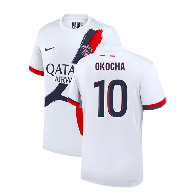2024-2025 PSG Away Authentic Dri-ADV Shirt (Okocha 10)-SoccerKits Hub | Buy Soccer Jerseys Online