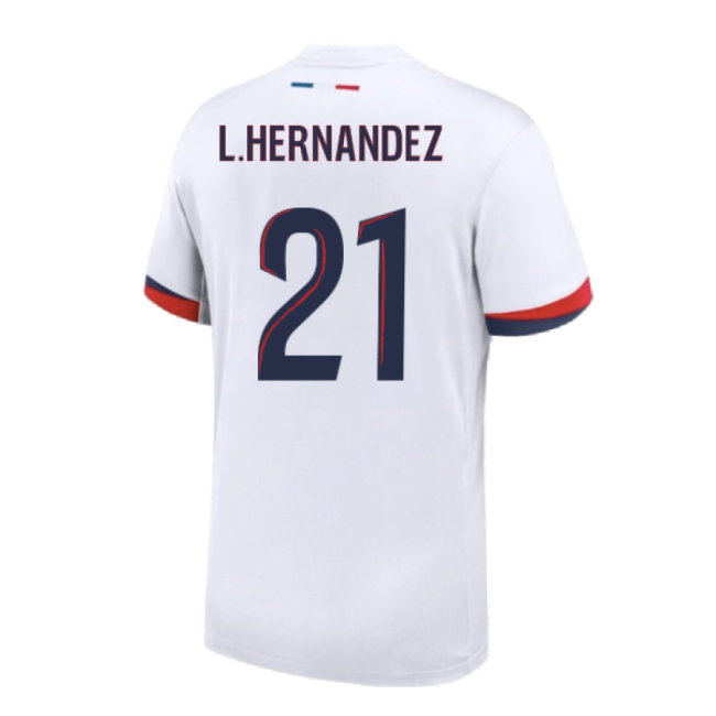 2024-2025 PSG Away Shirt (L.Hernandez 21)-SoccerKits Hub | Buy Soccer Jerseys Online