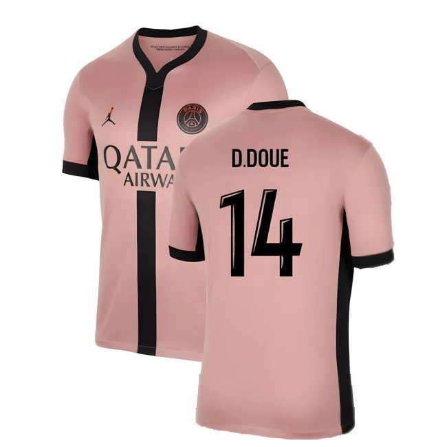 2024-2025 PSG Third Shirt (D.Doue 14)-SoccerKits Hub | Buy Soccer Jerseys Online