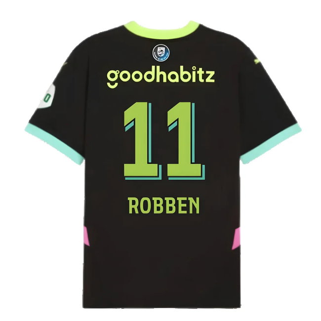 2024-2025 PSV Eindhoven Away Shirt (Robben 11)-SoccerKits Hub | Buy Soccer Jerseys Online