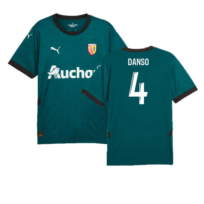 2024-2025 Racing Lens Away Shirt (Danso 4)-SoccerKits Hub | Buy Soccer Jerseys Online