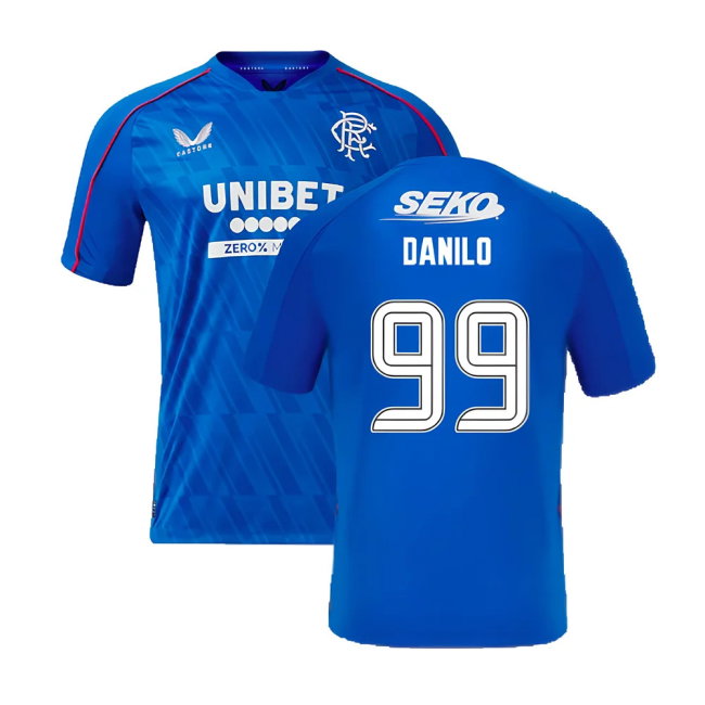 2024-2025 Rangers Home Shirt (Danilo 99)-SoccerKits Hub | Buy Soccer Jerseys Online