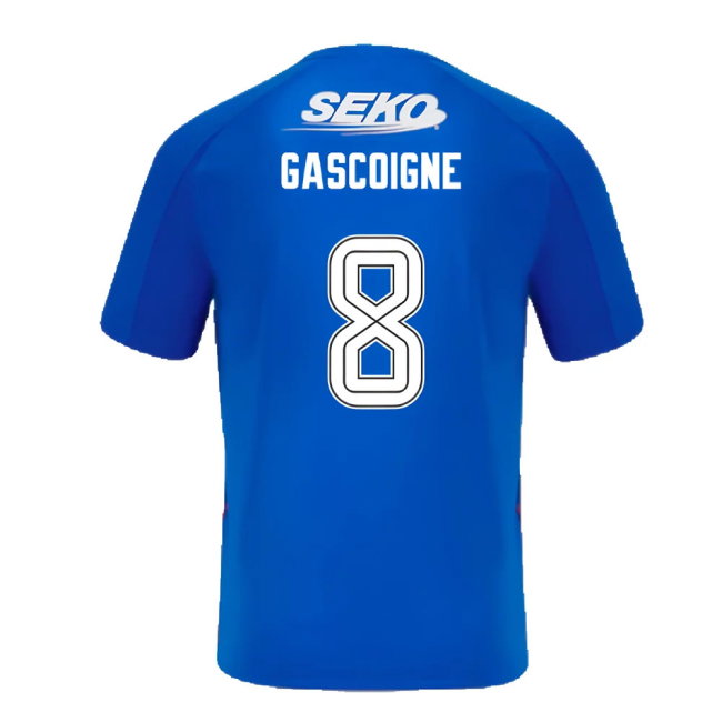 2024-2025 Rangers Home Shirt (Gascoigne 8)-SoccerKits Hub | Buy Soccer Jerseys Online