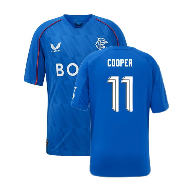 2024-2025 Rangers Home Shirt (Kids) (Cooper 11)-SoccerKits Hub | Buy Soccer Jerseys Online