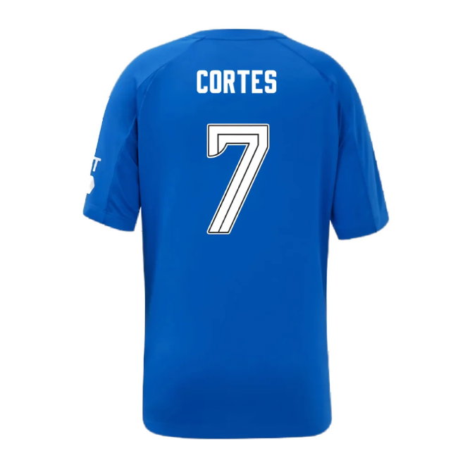 2024-2025 Rangers Home Shirt (Kids) (Cortes 7)-SoccerKits Hub | Buy Soccer Jerseys Online