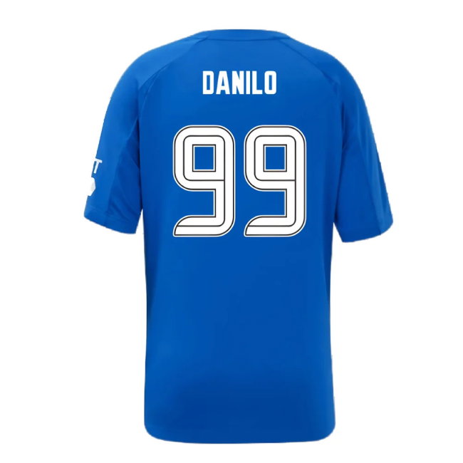 2024-2025 Rangers Home Shirt (Kids) (Danilo 99)-SoccerKits Hub | Buy Soccer Jerseys Online