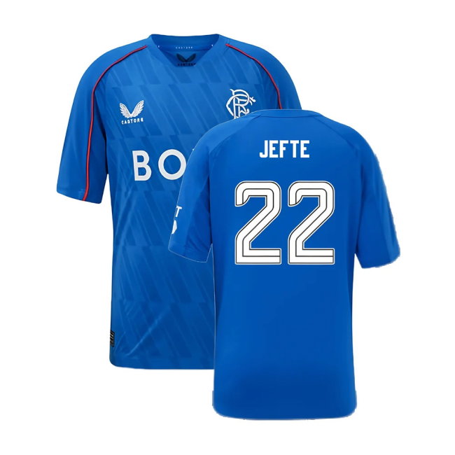 2024-2025 Rangers Home Shirt (Kids) (Jefte 22)-SoccerKits Hub | Buy Soccer Jerseys Online