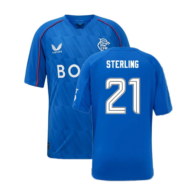 2024-2025 Rangers Home Shirt (Kids) (Sterling 21)-SoccerKits Hub | Buy Soccer Jerseys Online