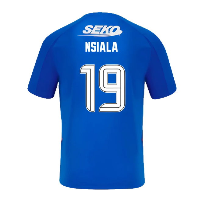 2024-2025 Rangers Home Shirt (Nsiala 19)-SoccerKits Hub | Buy Soccer Jerseys Online