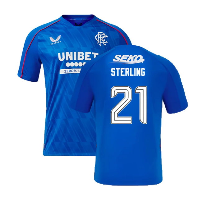 2024-2025 Rangers Home Shirt (Sterling 21)-SoccerKits Hub | Buy Soccer Jerseys Online