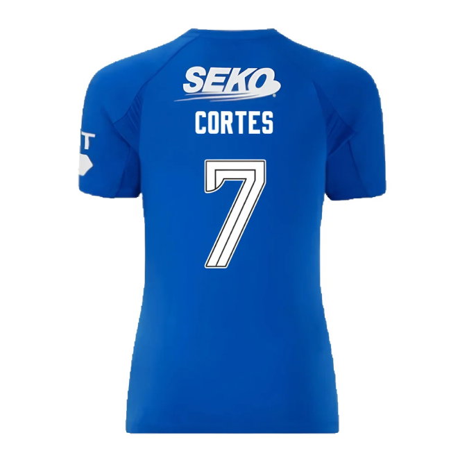 2024-2025 Rangers Home Shirt (Womens) (Cortes 7)-SoccerKits Hub | Buy Soccer Jerseys Online