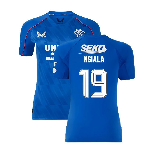 2024-2025 Rangers Home Shirt (Womens) (Nsiala 19)-SoccerKits Hub | Buy Soccer Jerseys Online