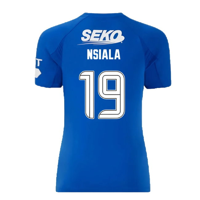 2024-2025 Rangers Home Shirt (Womens) (Nsiala 19)-SoccerKits Hub | Buy Soccer Jerseys Online