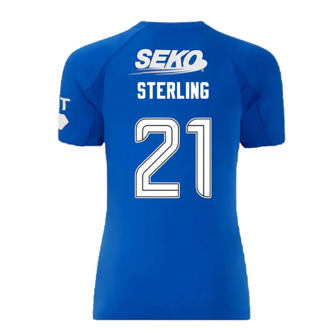 2024-2025 Rangers Home Shirt (Womens) (Sterling 21)-SoccerKits Hub | Buy Soccer Jerseys Online