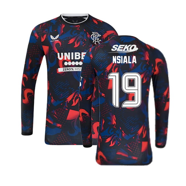 2024-2025 Rangers Long Sleeve Third Shirt (Nsiala 19)-SoccerKits Hub | Buy Soccer Jerseys Online