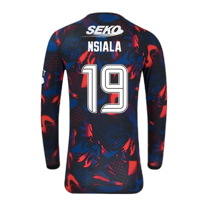 2024-2025 Rangers Long Sleeve Third Shirt (Nsiala 19)-SoccerKits Hub | Buy Soccer Jerseys Online