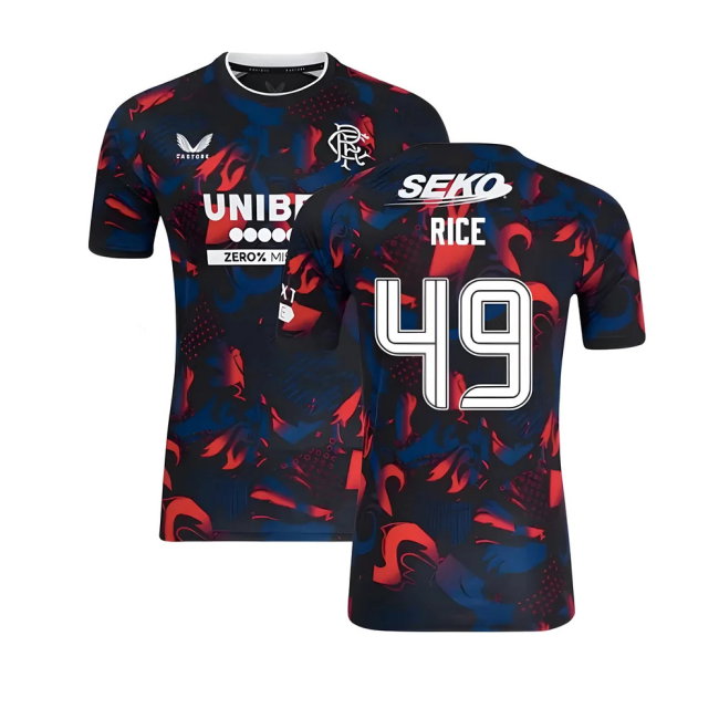 2024-2025 Rangers Third Shirt (Rice 49)-SoccerKits Hub | Buy Soccer Jerseys Online