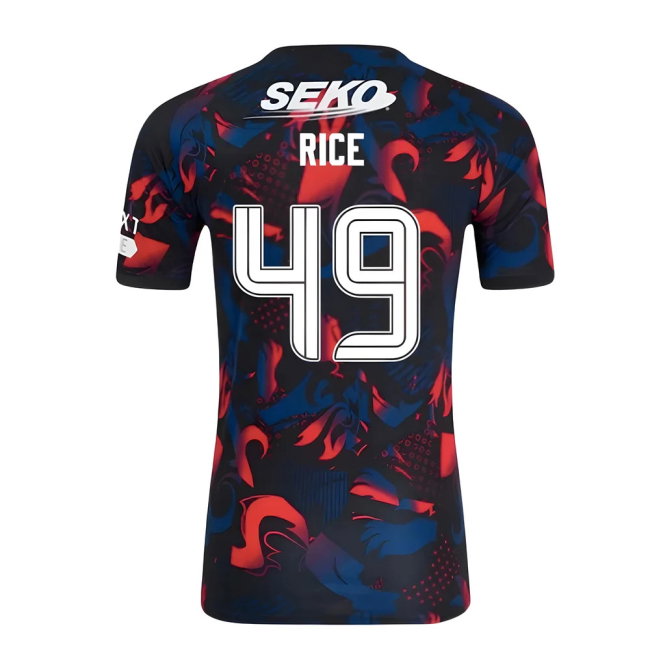 2024-2025 Rangers Third Shirt (Rice 49)-SoccerKits Hub | Buy Soccer Jerseys Online