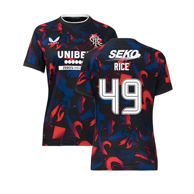 2024-2025 Rangers Third Shirt (Womens) (Rice 49)-SoccerKits Hub | Buy Soccer Jerseys Online