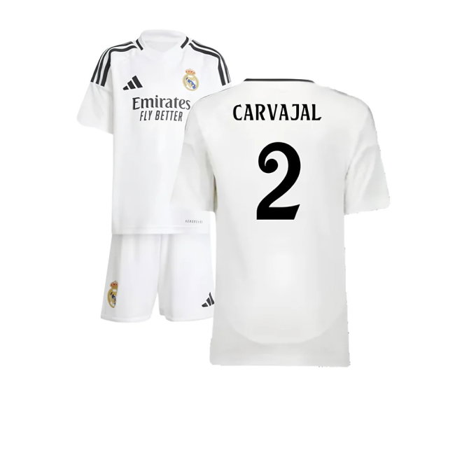 2024-2025 Real Madrid Home Mini Kit (Carvajal 2)-SoccerKits Hub | Buy Soccer Jerseys Online